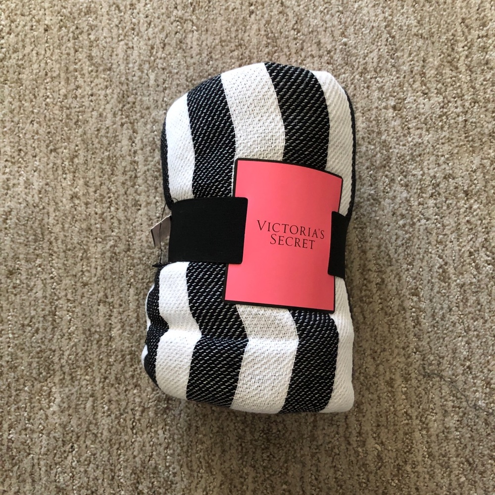 Victoria’s Secret Striped Fringed Beach Blanket